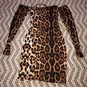 Cheetah print dress
